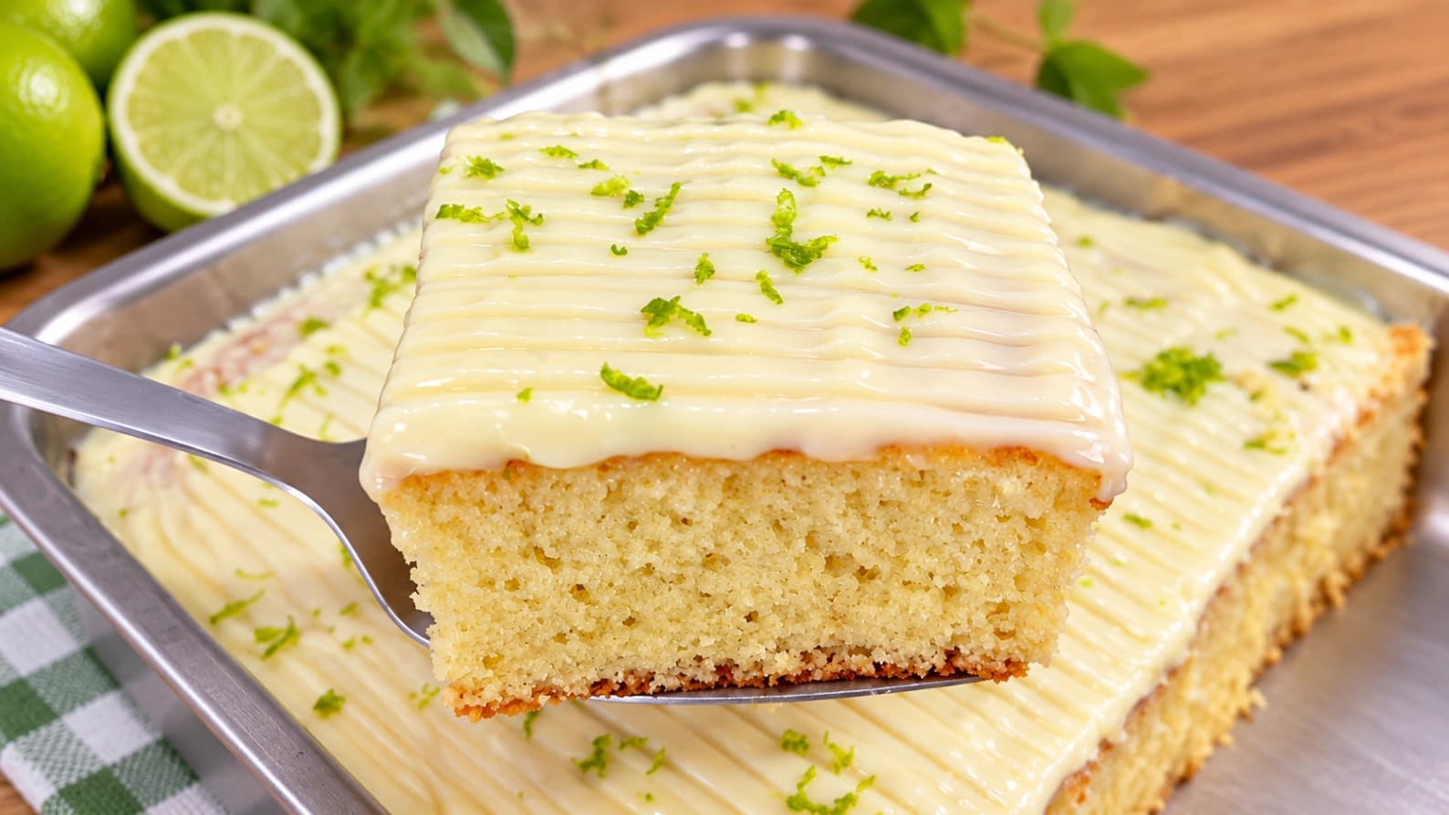 Bolo de Limão de Liquidificador Fofinho
