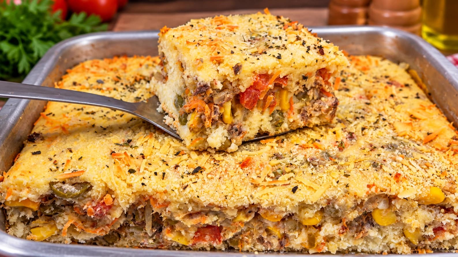 Torta de Sardinha de Liquidificador